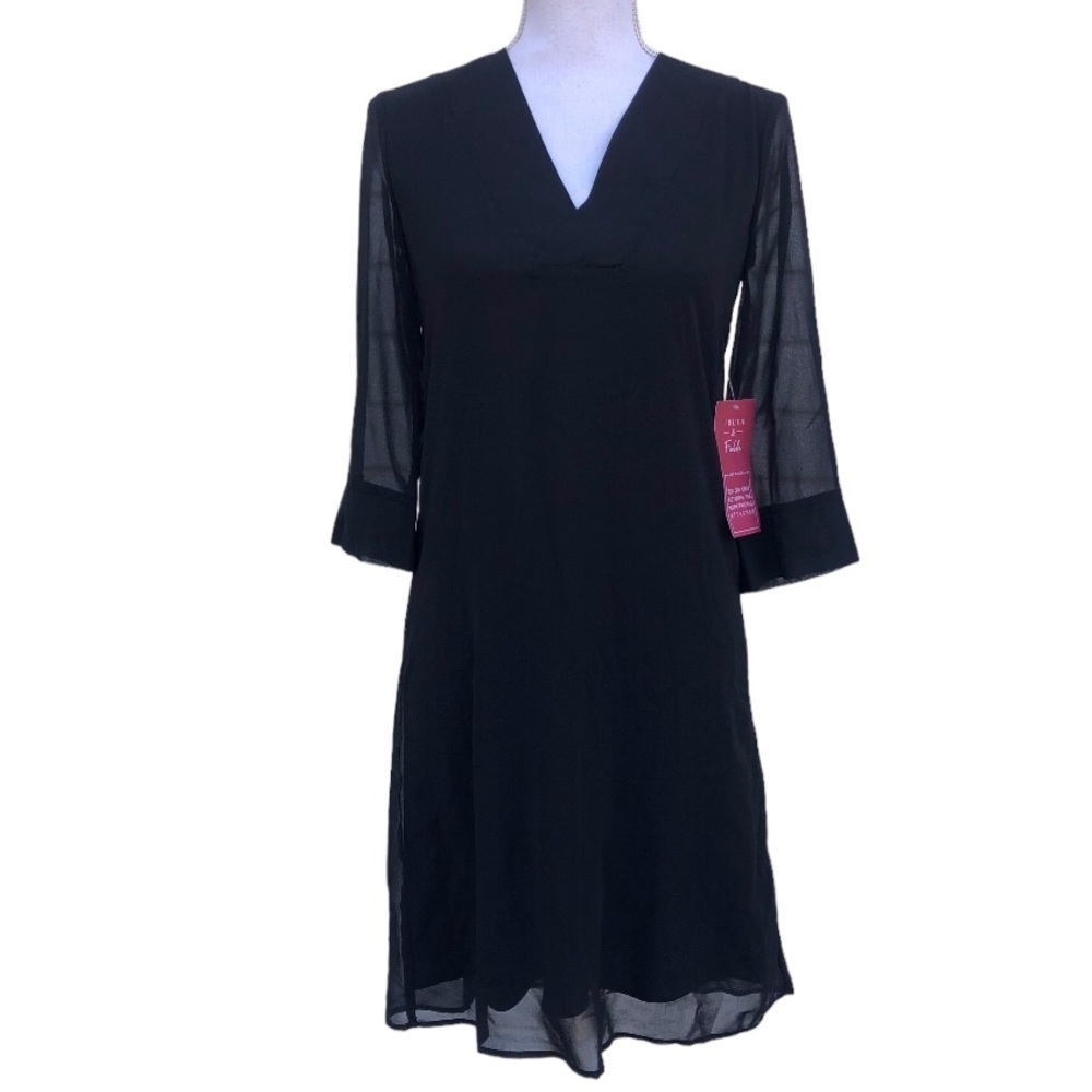 NWT Truth & Fable little black dress XXS
